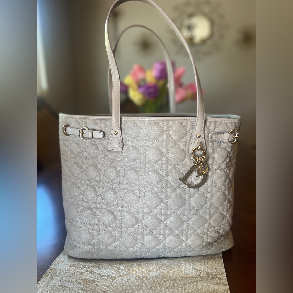 Authentic Dior Gray Tote